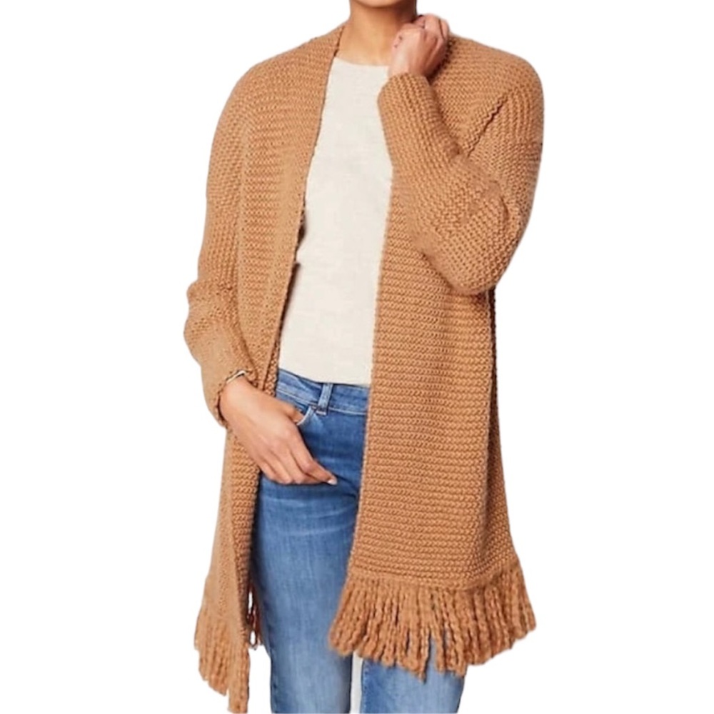 J. Jill Dreamer Sweater Coat. Size MP. Colour Saffron